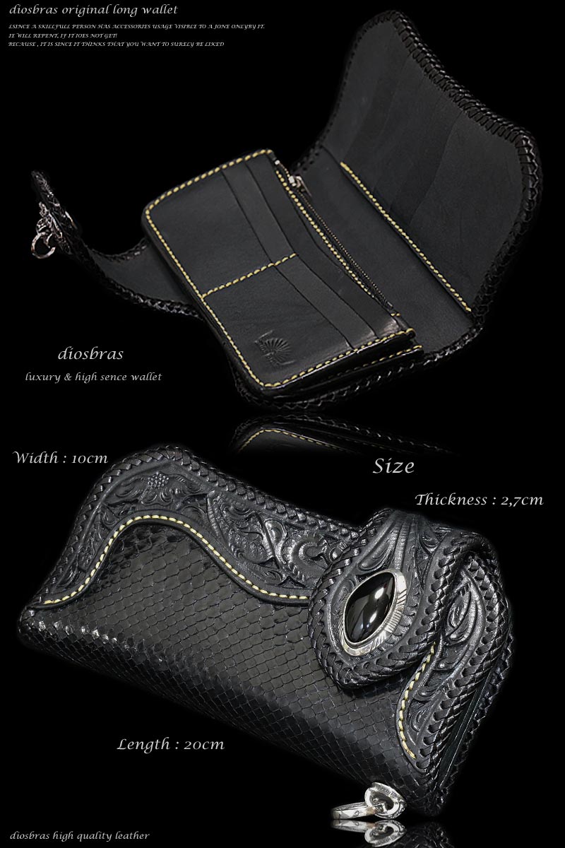 楽天市場】バイカーズウォレット レザーウォレット メンズ 長財布 本革