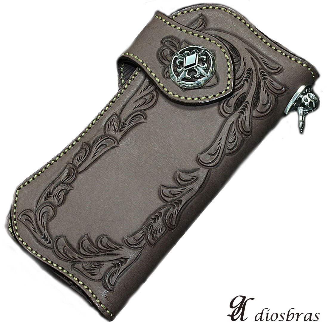 楽天市場】メンズ長財布 バイカーズウォレット レザーウォレット 本革