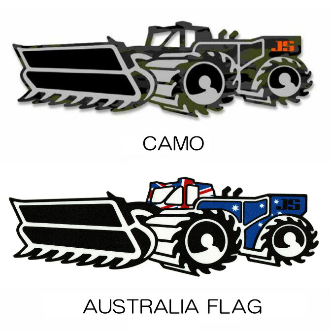 楽天市場】ジェイエス サーフボード トラクター ステッカー / Js