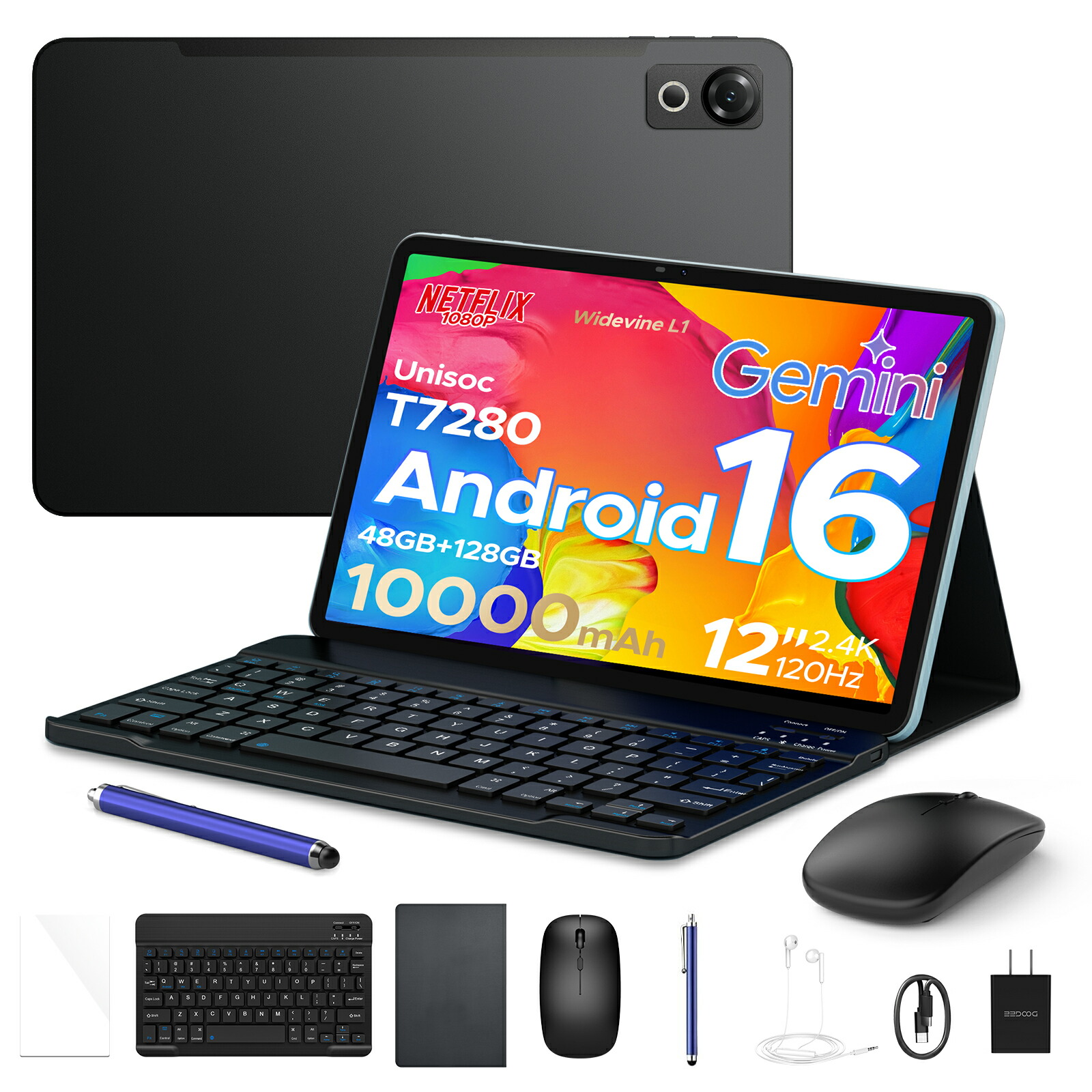 楽天市場】【SS限定25%値引き 6部品付属】Aorlym P12 Android16 12