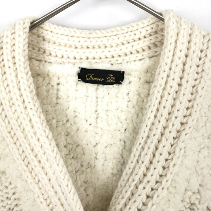 楽天市場】【中古】ドゥロワー Drawer エルボーパッチ ムートン ニット
