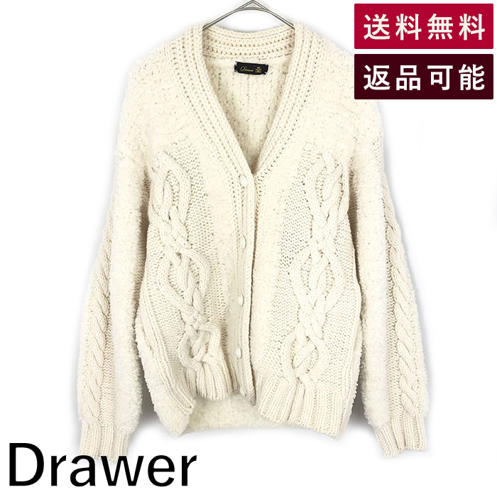 楽天市場】【中古】ドゥロワー Drawer エルボーパッチ ムートン ニット