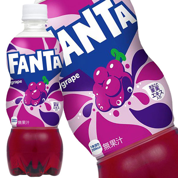 日本コカコーラ ファンタ グレープ 500ml×24本 PET (炭酸飲料