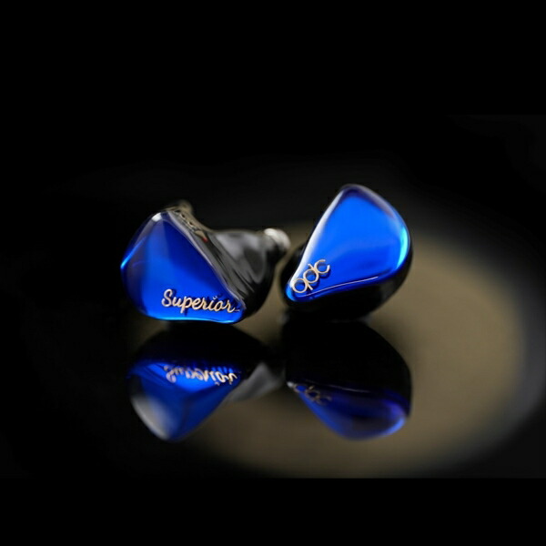 楽天市場】qdc SUPERIOR Azure Blue キューディーシー 有線イヤホン