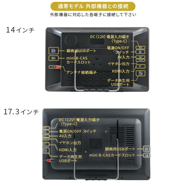 楽天市場】ポータブルテレビ 地上デジタル放送対応 DVDプレーヤー内蔵