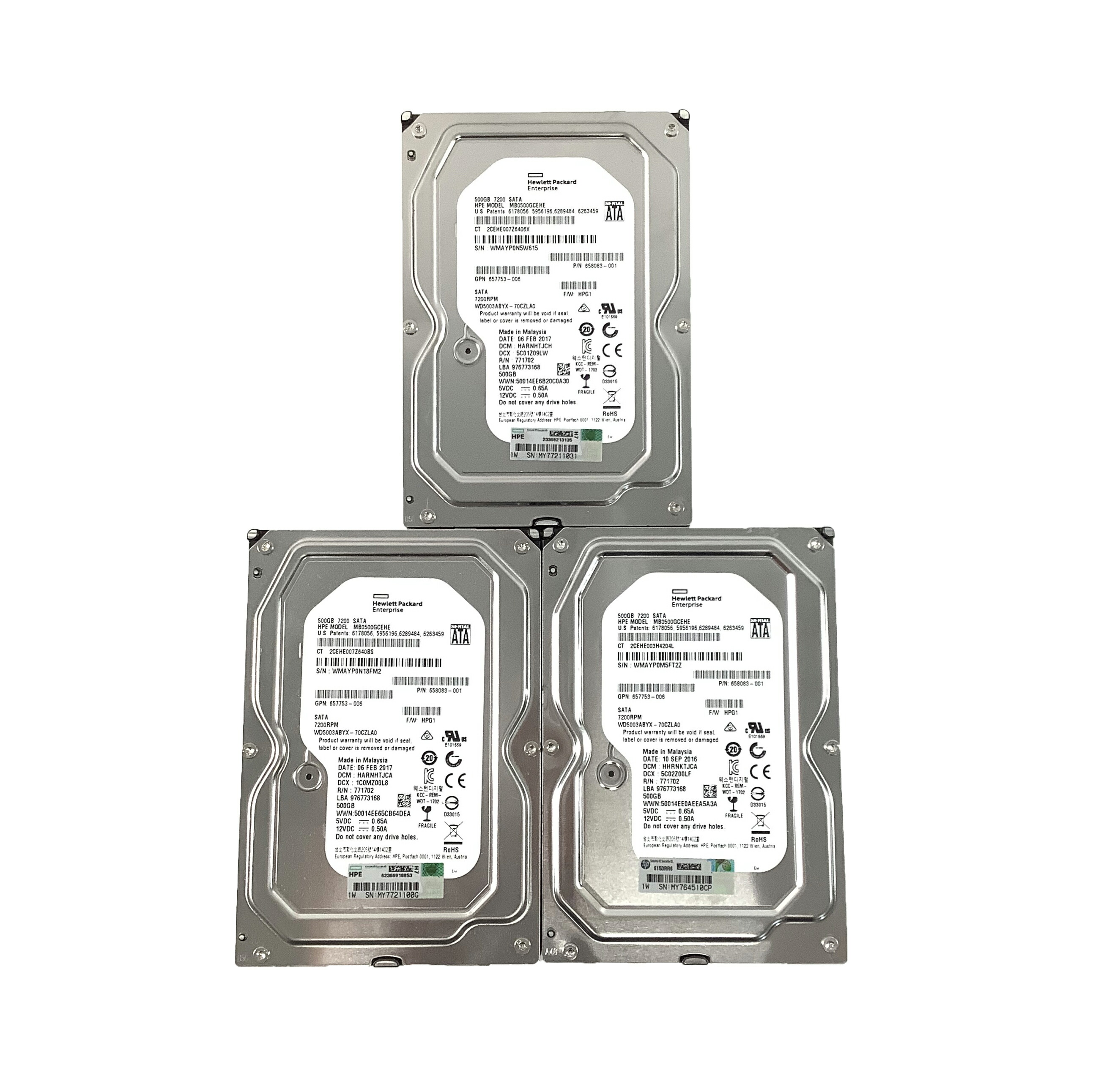 楽天市場】R024-500 GB 3.5 インチ SATA HDD 3点セット WD/TOSHIBA