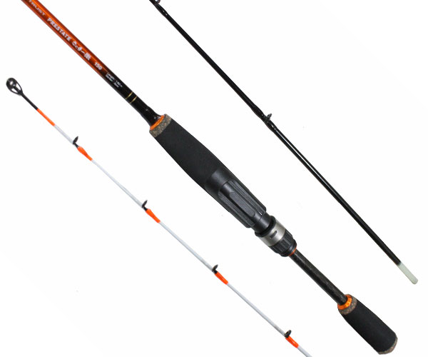 楽天市場】テトラロッドセット ロッドさぐり一徹 180cm リールRIDE