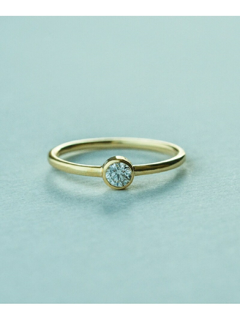 楽天市場】K18 ダイヤモンド 0.1ct リング「ブライト」 ete エテ