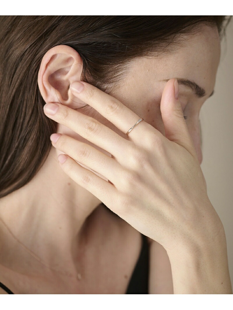 楽天市場】[シェア] K10MPG ダイヤモンド ツイスト リング ete エテ