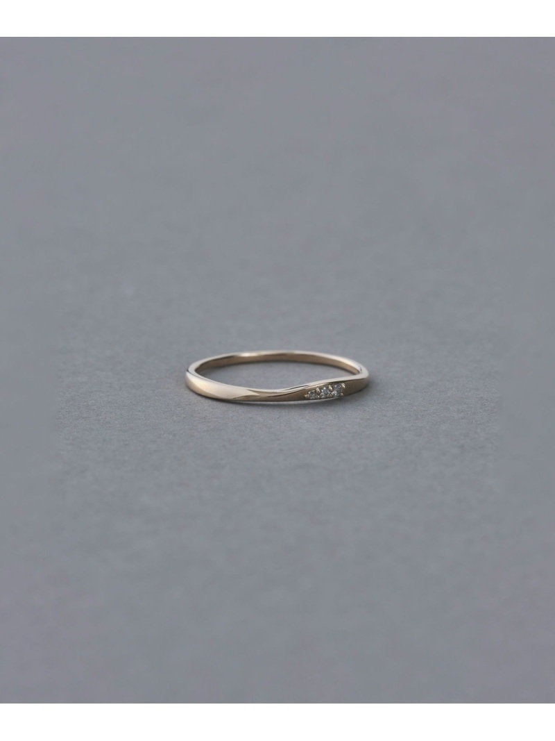 楽天市場】[シェア] K10MPG ダイヤモンド ツイスト リング ete エテ