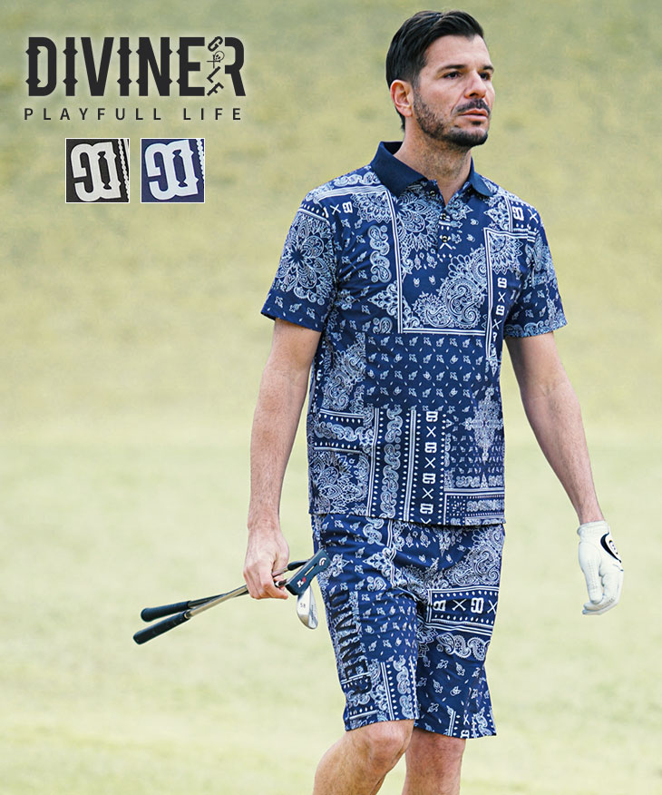 楽天市場】【DIVINER GOLF】 ゴルフ セットアップ メンズ ゴルフウェア