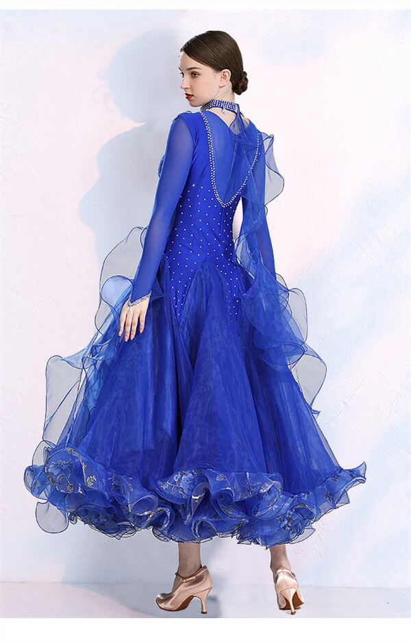 楽天市場】送料無料 社交ダンス ドレス ワンピース モダンドレス