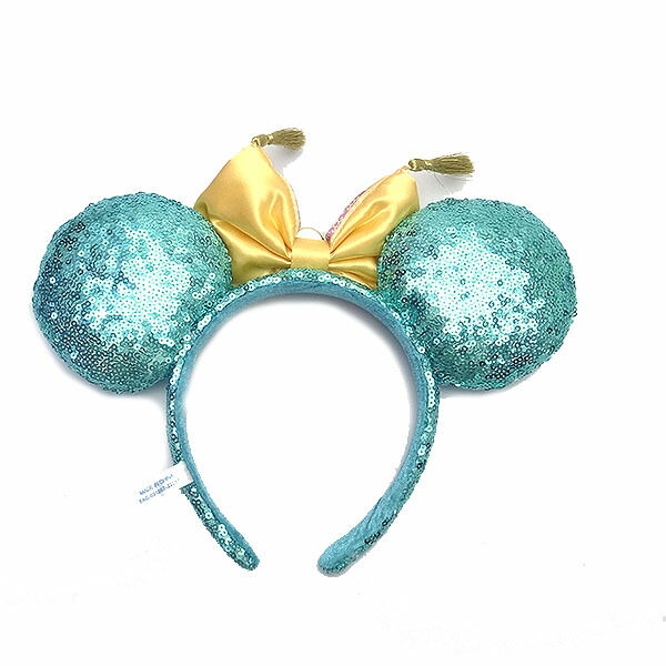 楽天市場】ミニー スパンコール カチューシャ グリーン 東京ディズニー