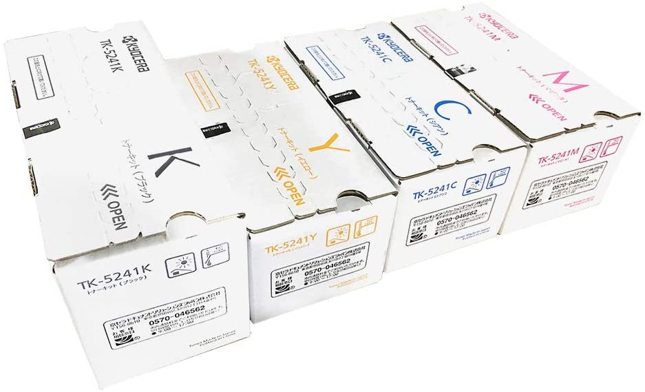 楽天市場】新品 KYOCERA TK-5241 4色セット 京セラ TK-5241K / TK