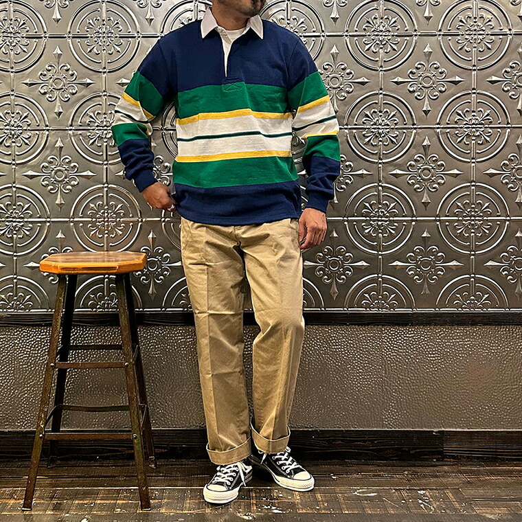 楽天市場】BARBARIAN (バーバリアン) L/S HEAVY WEIGHT RUGBY SHIRT