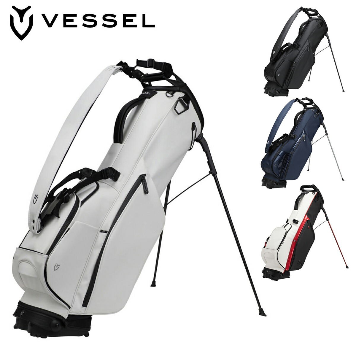 楽天市場】VESSEL ベゼル正規品 VLX2.0 スタンドバッグ キャディバッグ