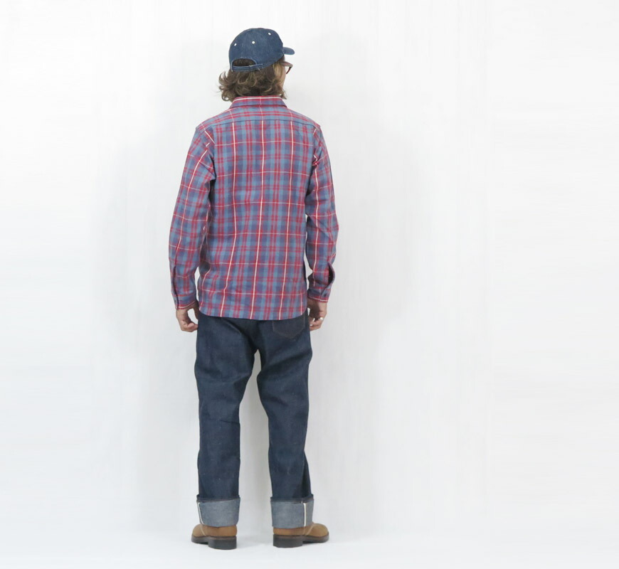 楽天市場】John Gluckow ジョングラッコー 長袖 フランネルシャツ The