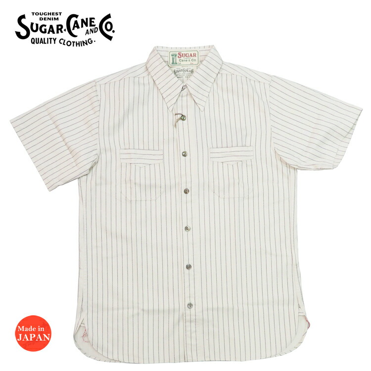 楽天市場】シュガーケーン SUGAR CANE 8.5oz ホワイト ウォバッシュ