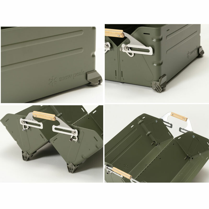 楽天市場】スノーピーク シェルフコンテナ 25 オリーブドラブ 雪峰祭