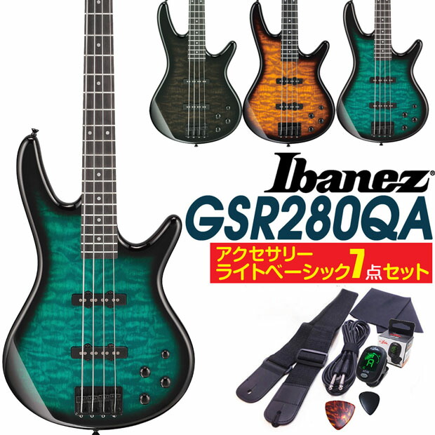 楽天市場】Gio Ibanez GSR280QA アイバニーズ 4弦 ベース エレキベース