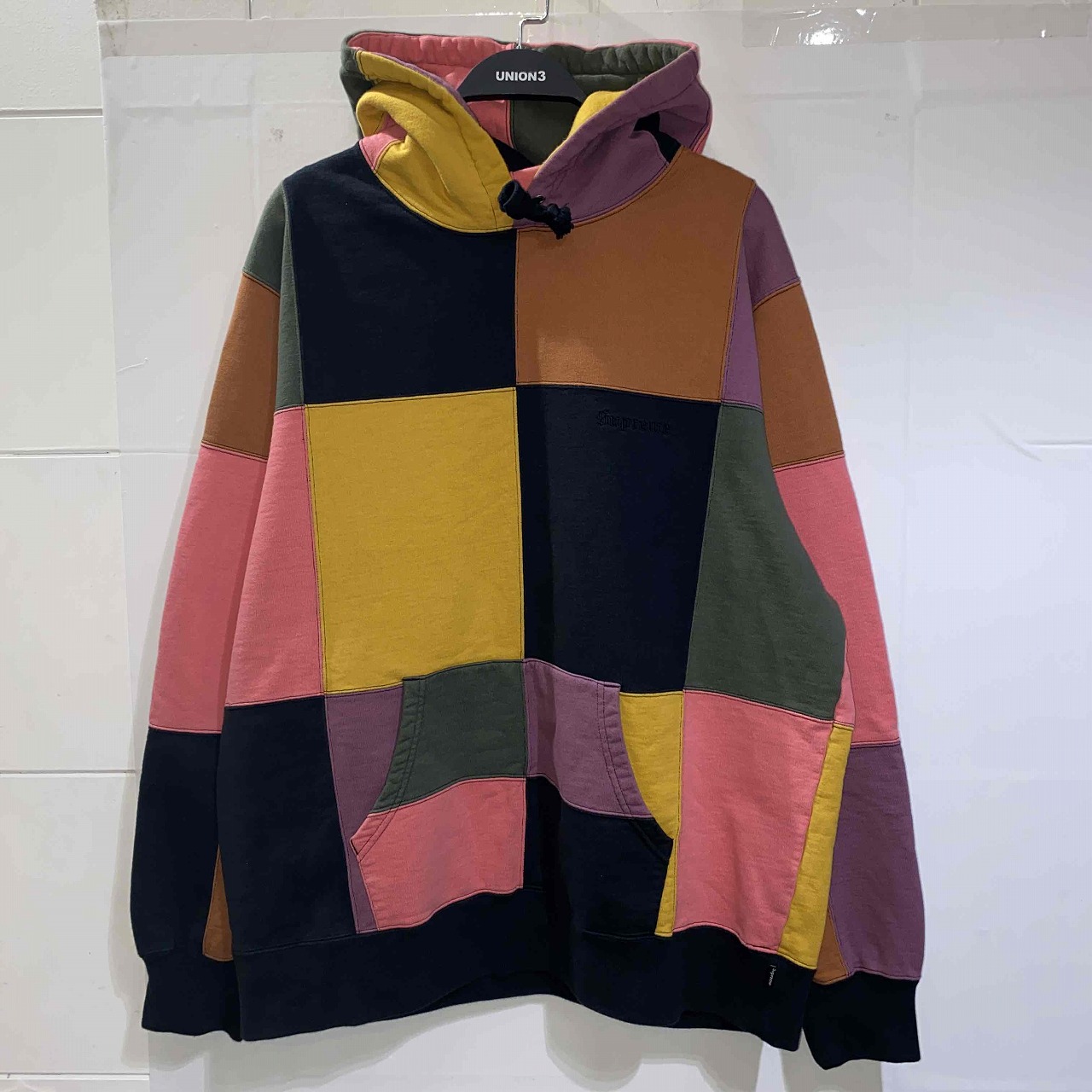 楽天市場】Supreme 17aw Patchwork Hooded Sweatshirt Size-XL