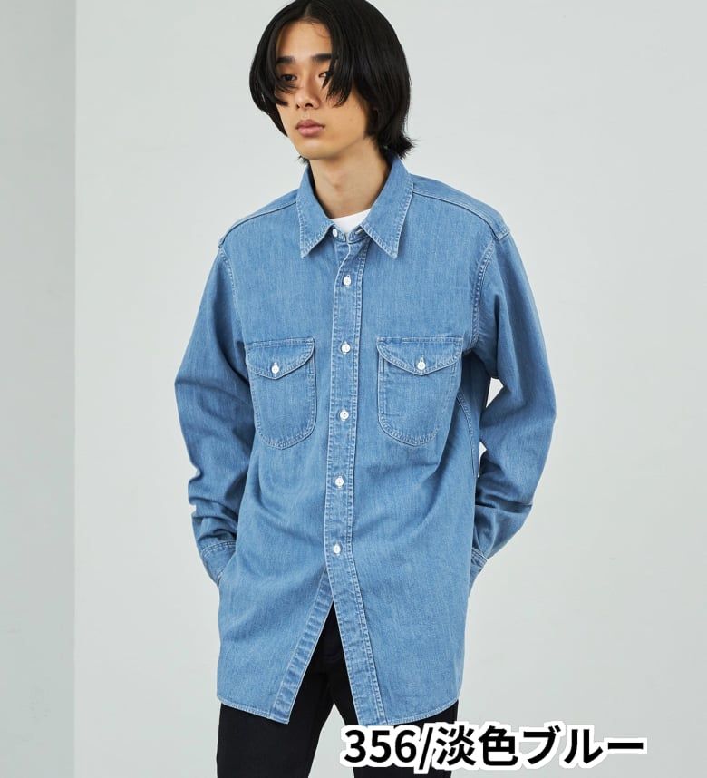楽天市場】【Lee公式】デニムワークシャツ【ライトオンスデニム素材
