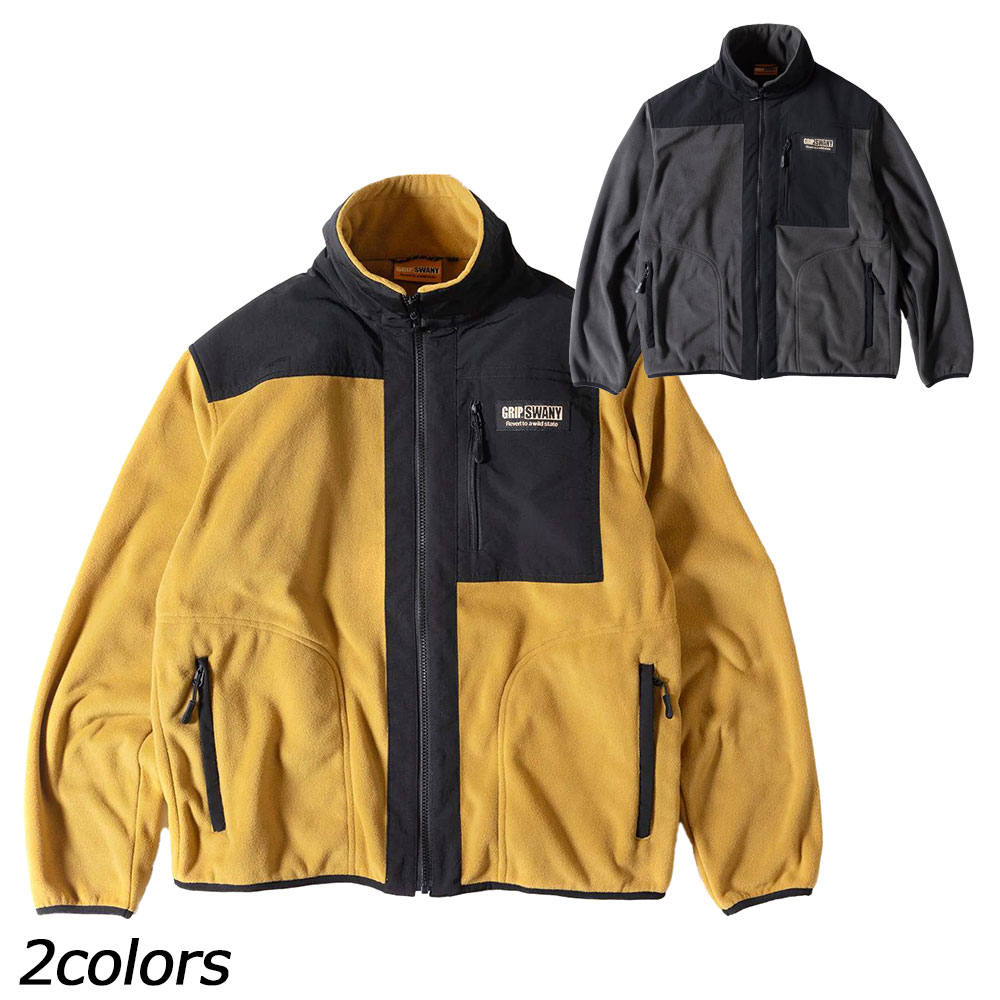 しょう】rough&swell フリースジップジャケット M しょう】rough&swell