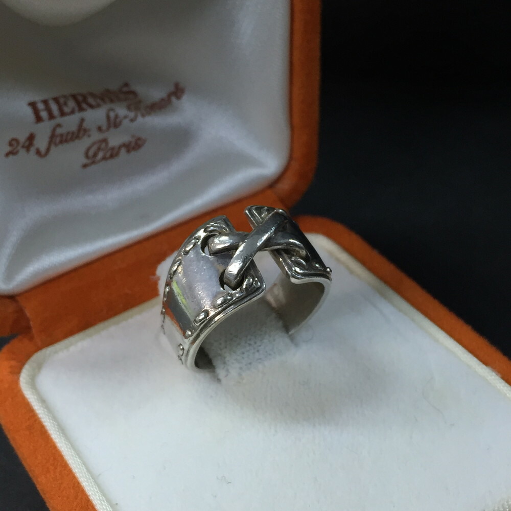 楽天市場】HERMES エルメス メキシココルセット シルバー925 リング