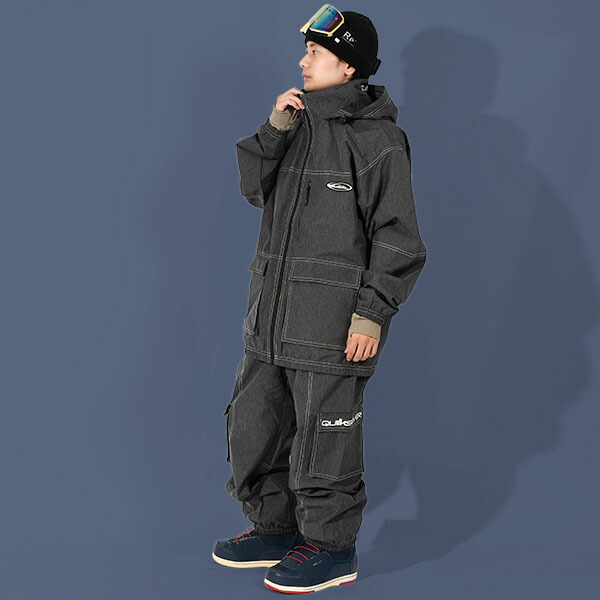 楽天市場】送料無料 スノーボードウェア 上下セット クイックシルバー