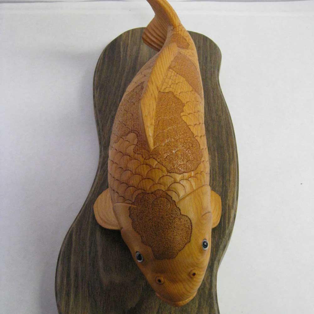 楽天市場】【ふるさと納税】【数量限定】飛騨一位一刀彫 錦鯉 (特大