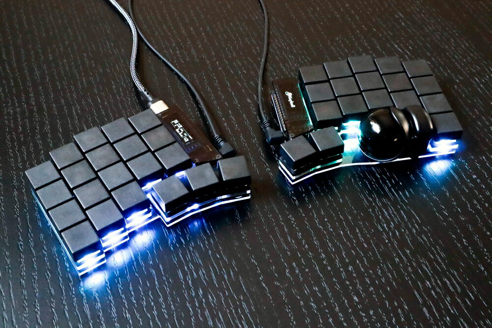 楽天市場】【ふるさと納税】トラックボール付き40%左右分割キーボード