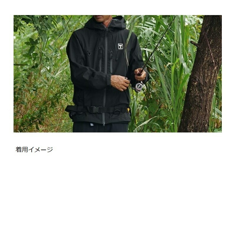 楽天市場】ジャッカル クラウドシェルジャケット ブラック M : 釣具のFTO