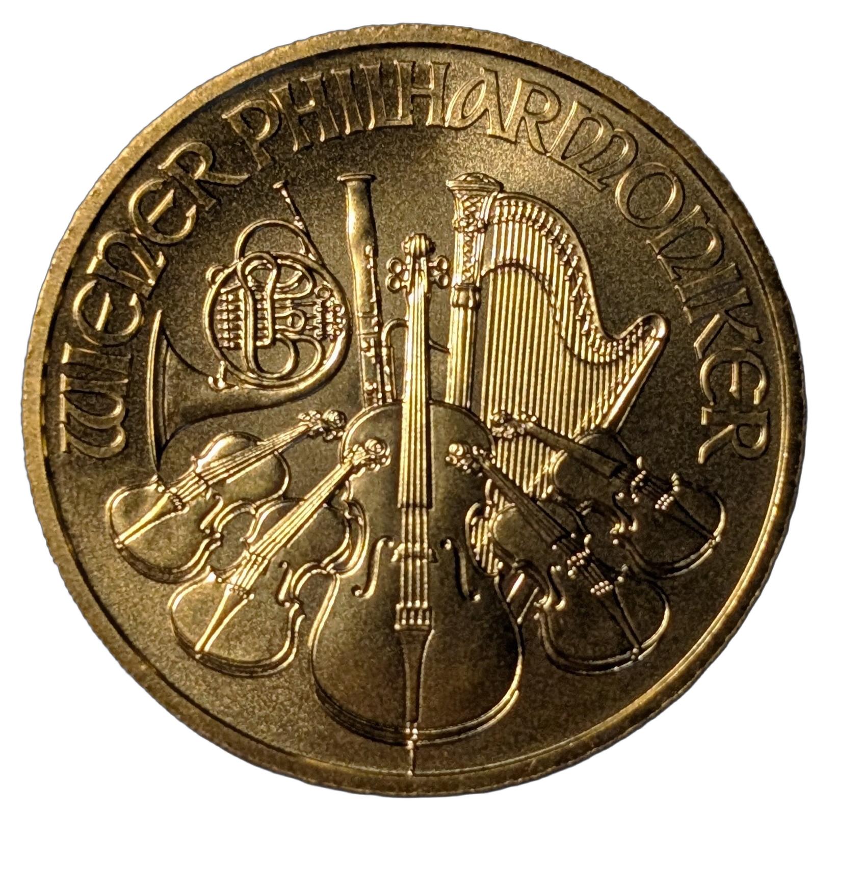 楽天市場】「ウィーン・フィルハーモニー金貨」1/4オンス （Vienna