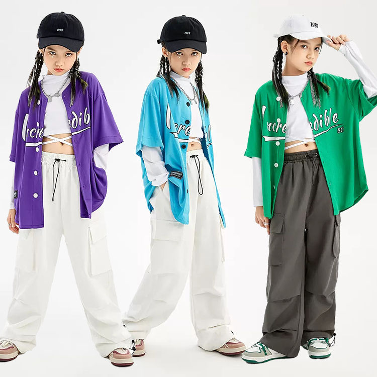 楽天市場】野球風 ゲームシャツ ダンス衣装 キッズダンス衣装