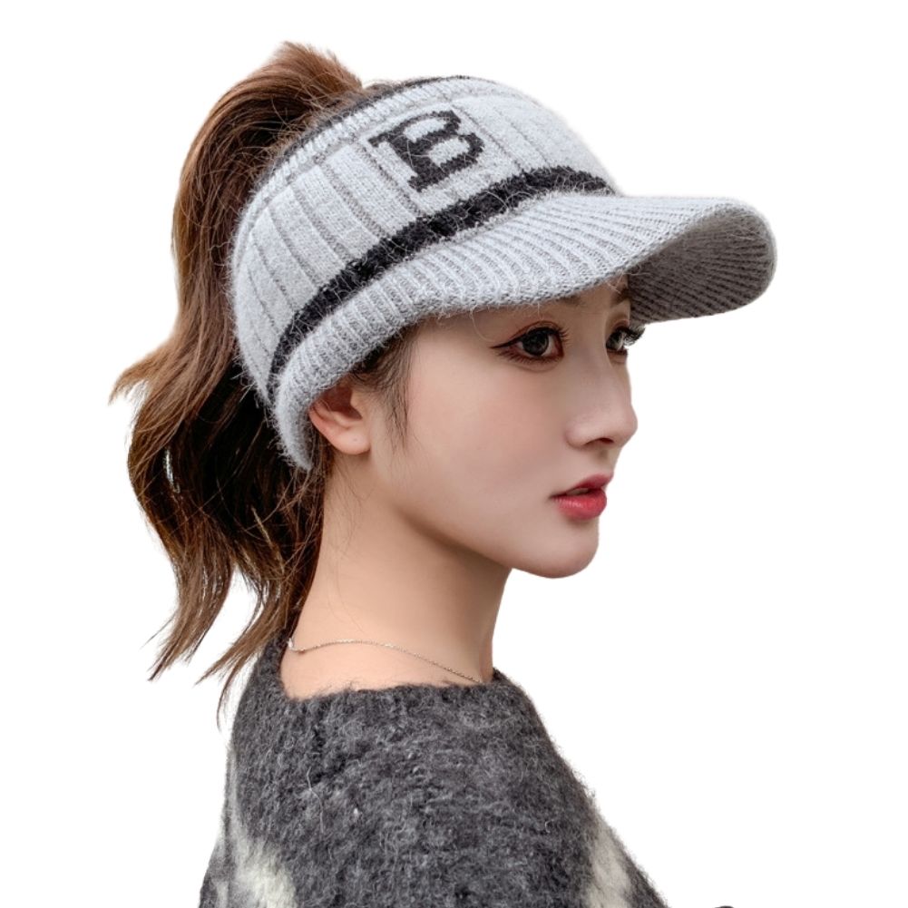 楽天市場】[ALVEIN] ニット帽 レディース サンバイザー ニットキャップ