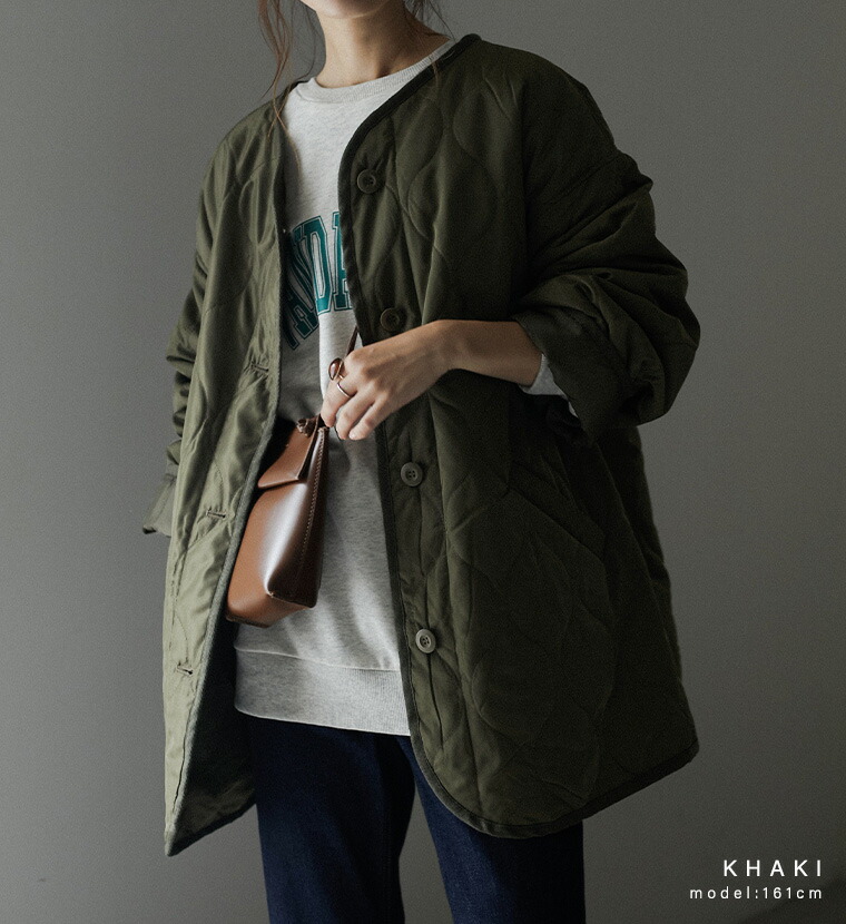 楽天市場】ゆるっと、軽くてラクチン。ビッグシルエット キルティング