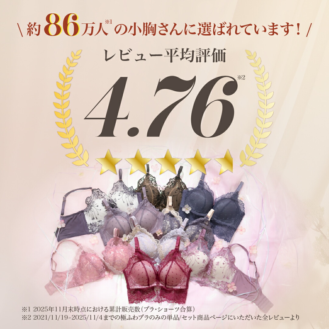 楽天市場】【ポイント10倍】Feliture極ふわブラ ブラ＆ショーツセット