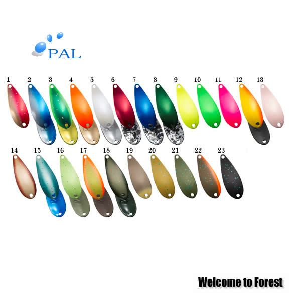 楽天市場】フォレスト パル 1.6g その1 (トラウトルアー スプーン