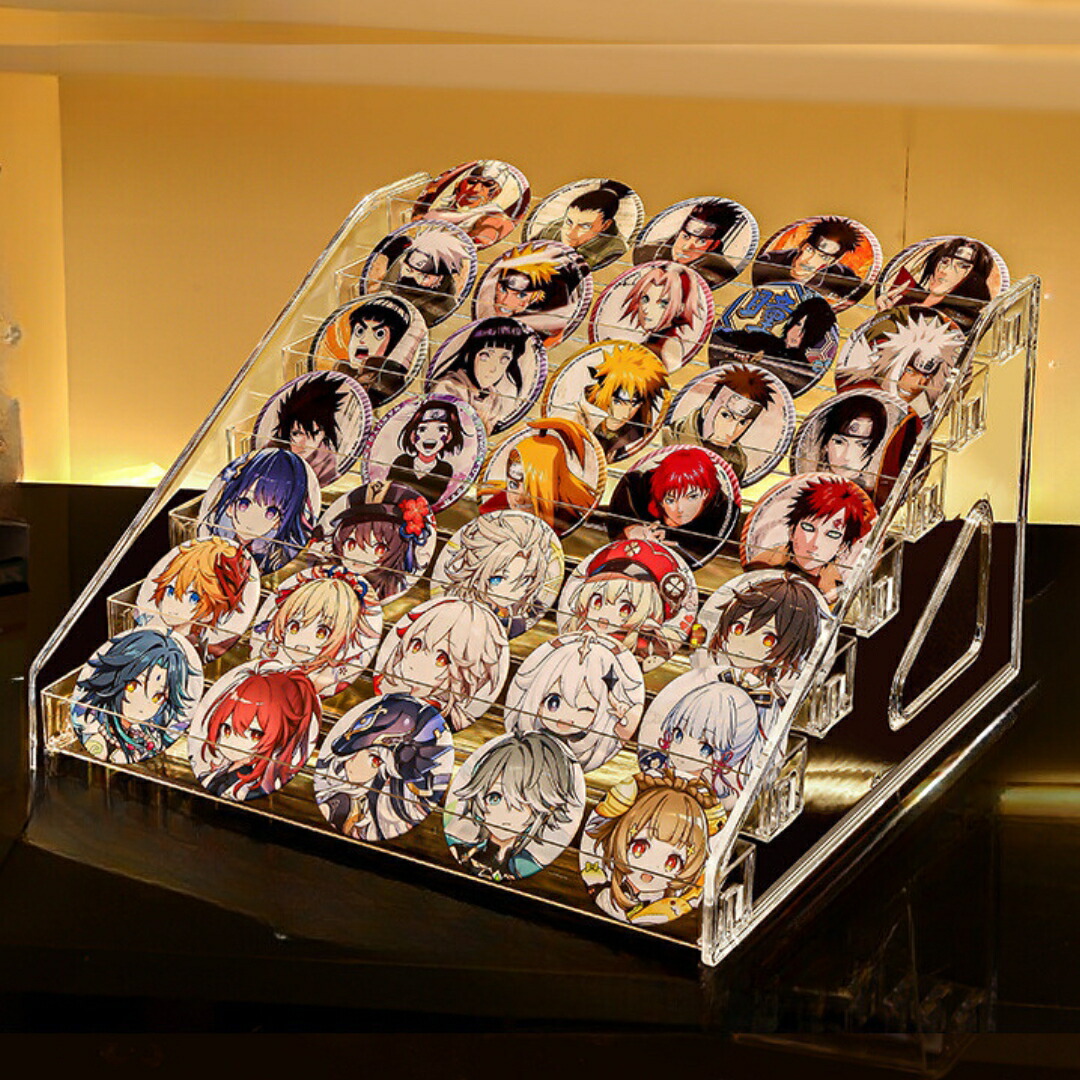 楽天市場】缶バッジ 収納 アクリルスタンド アクスタ アクキー