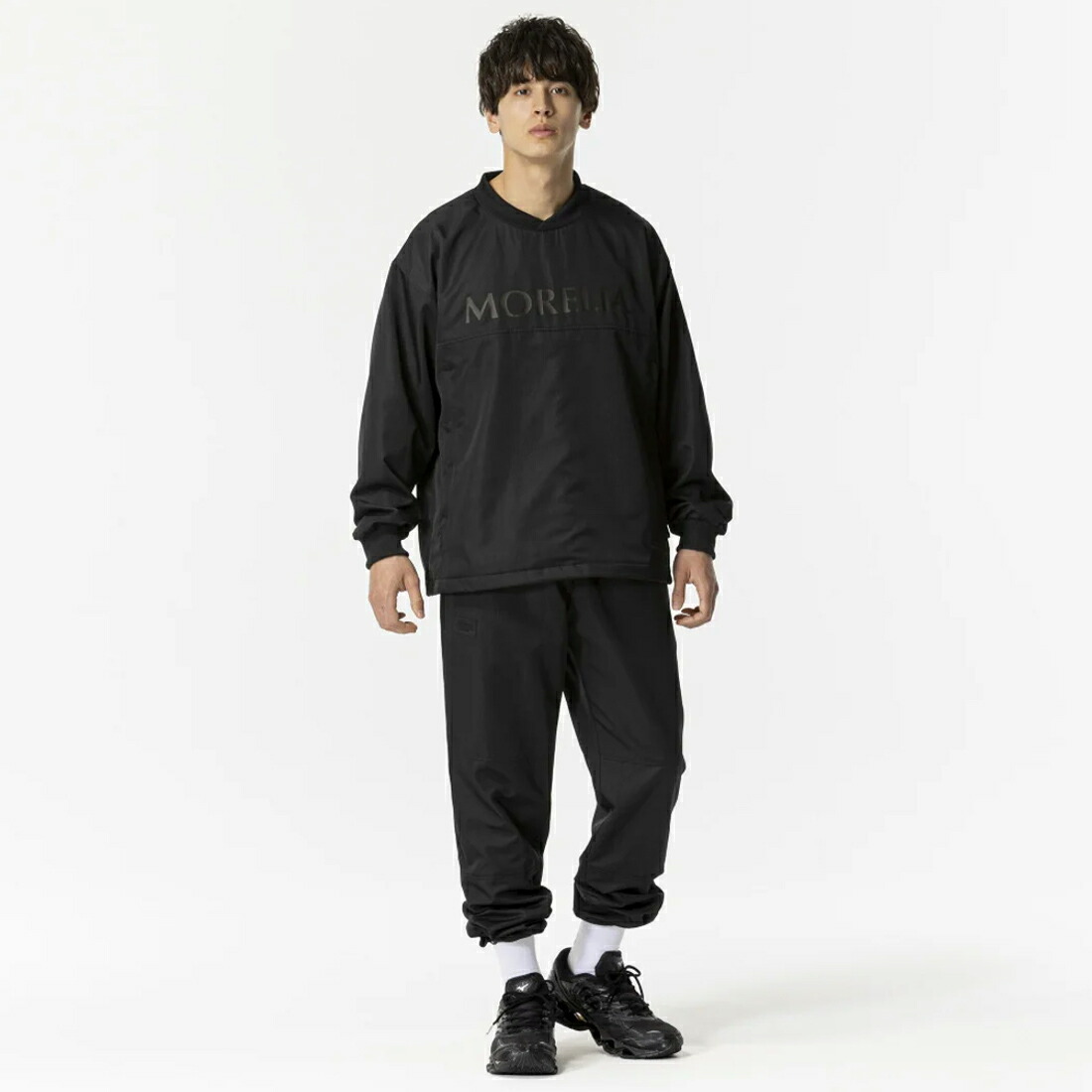 楽天市場】ミズノ モレリア ウーブンプルオーバーシャツ＆パンツ 大人