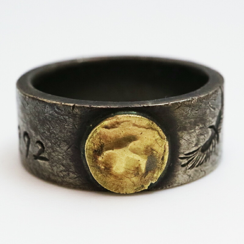 楽天市場】goro's ゴローズ オールド物 K18金メタル付平打ちリング