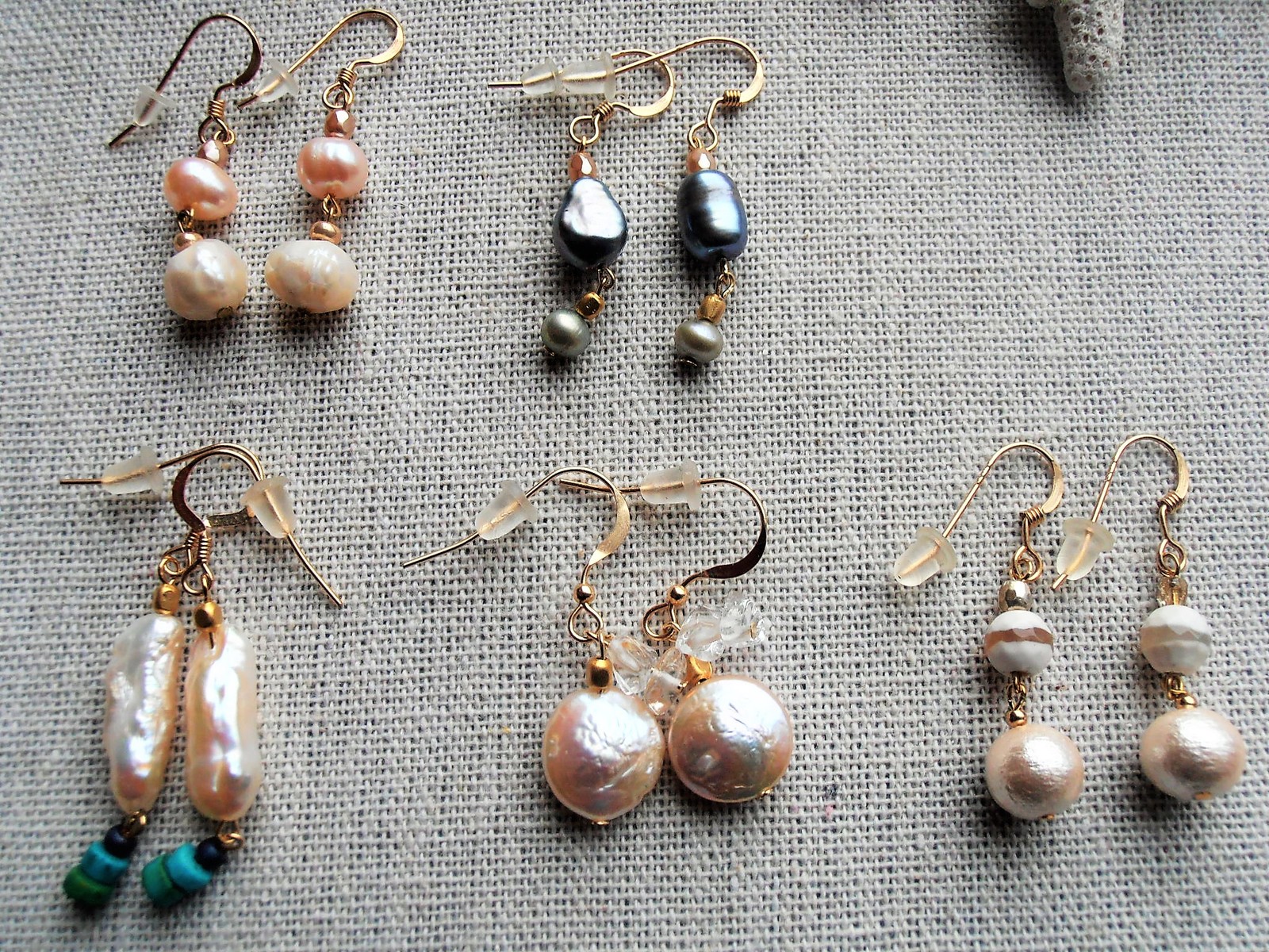 楽天市場】Mermaid jewelry 淡水パール デザインピアス（パール5