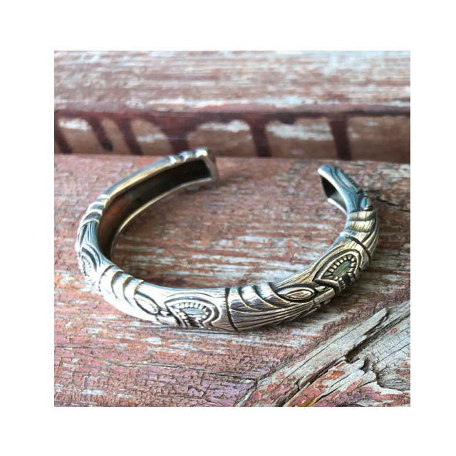 楽天市場】【 CUSHMAN 】50'S TIKIシルバーバングル