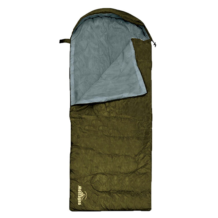 楽天市場】寝袋 Montagna マミーシュラフ HAC4668 収納袋付き 車中泊