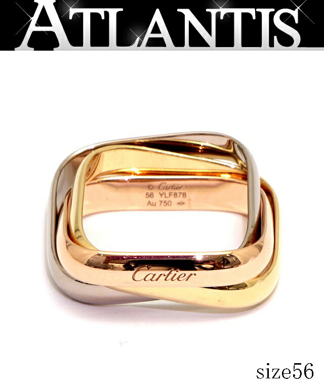 楽天市場】【広尾店】極美品 カルティエ Cartier トリニティ