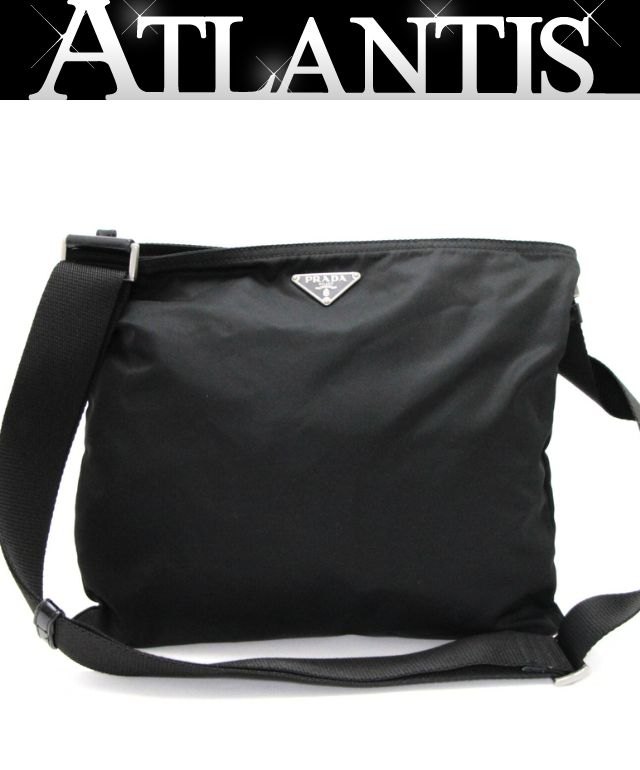 楽天市場】プラダ PRADA 三角ロゴ マチ無し ショルダーバッグ ナイロン