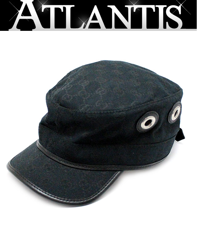 楽天市場】グッチ GUCCI GG柄 キャスケット ワークキャップ 帽子 size