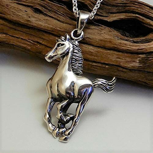 楽天市場】馬 HORSE ネックレス メンズ シルバー925 シルバー