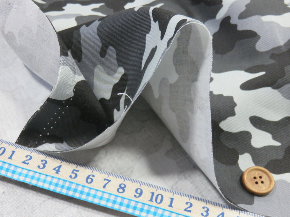 楽天市場】迷彩（カモフラージュ） ブラック ツイル生地 【メール便2m