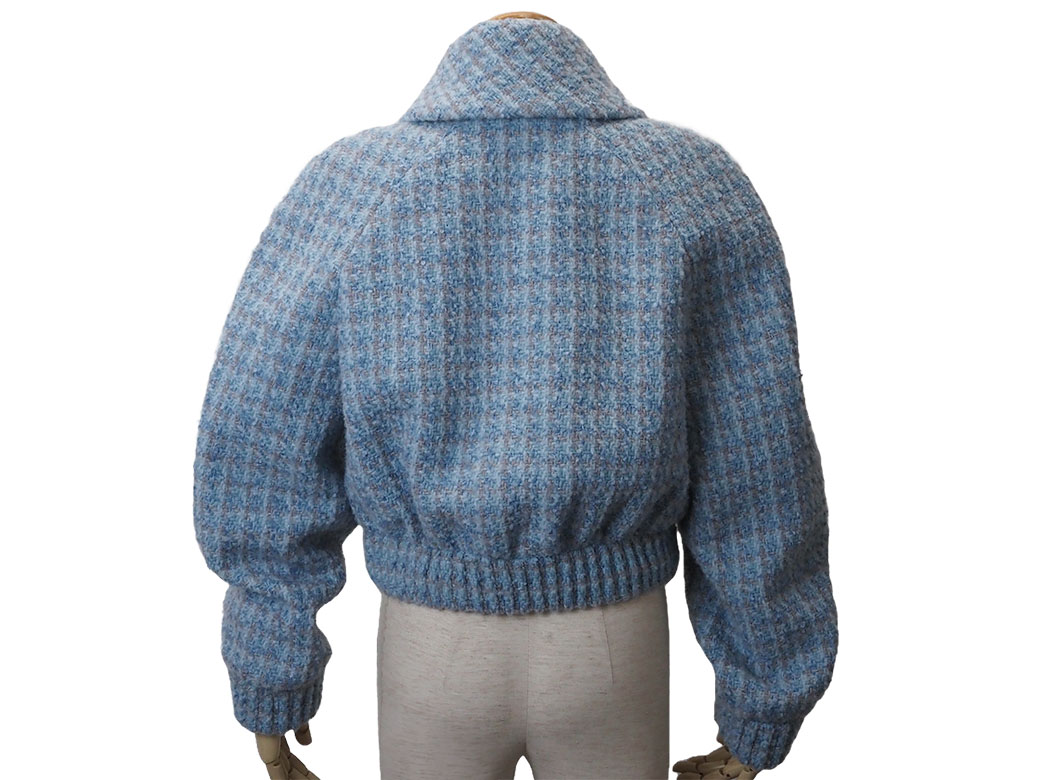 楽天市場】シャネル CHANEL ウール ツイード ブルゾン 服 ブルー